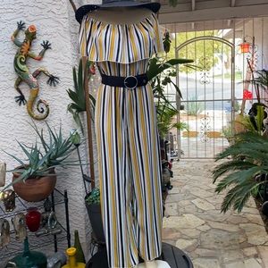 💛MULTI-COLOR STRIPPED JUMPSUIT💛